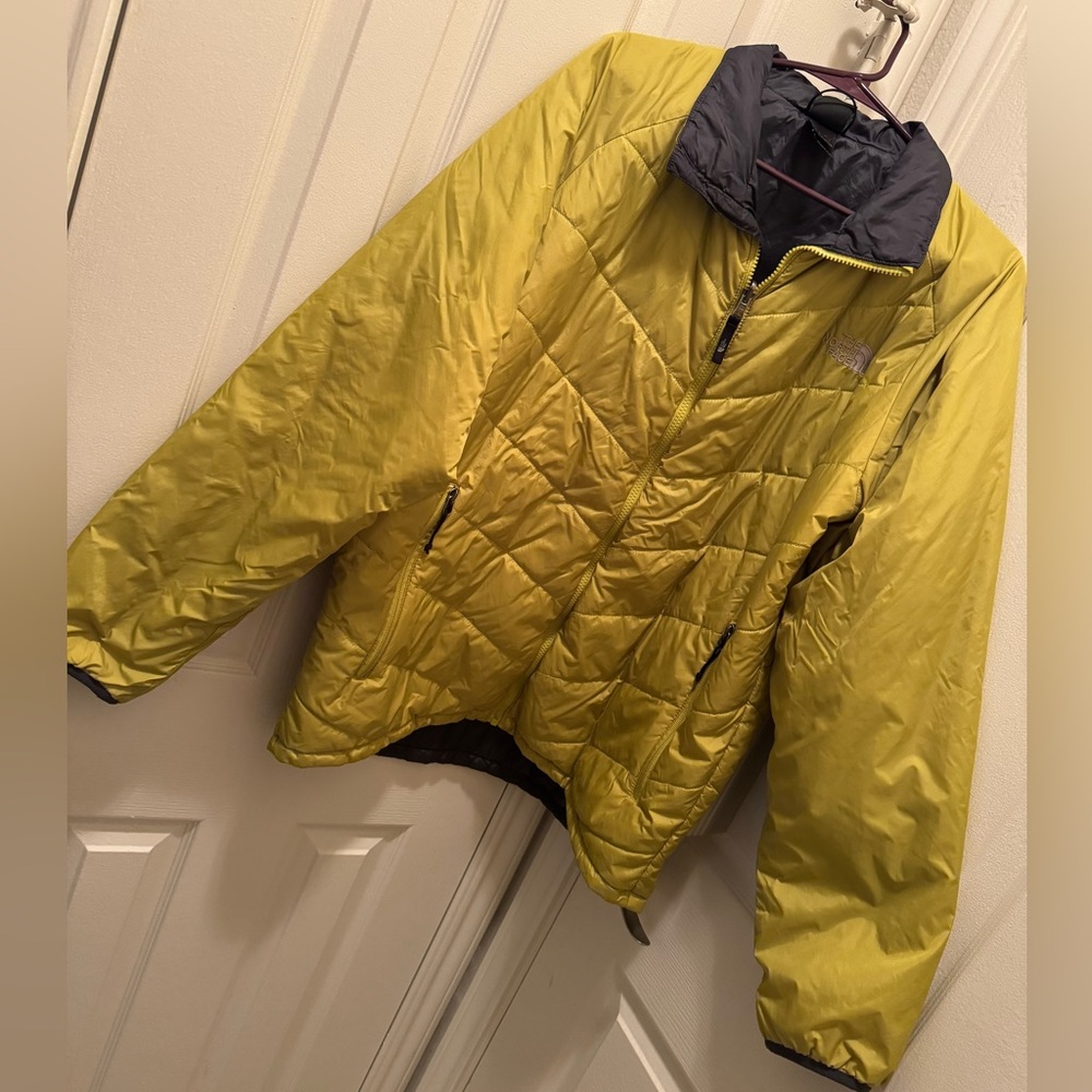 The North Face Yellow Puffer Jacket